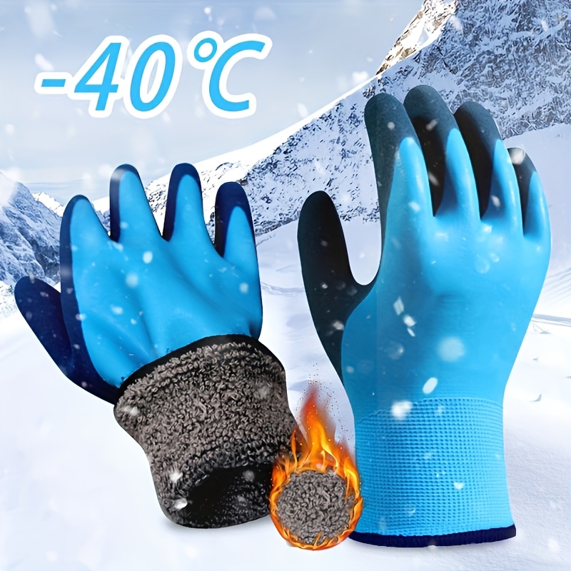 Fishing Gloves - Luvas mecânicas impermeáveis e quentes de
