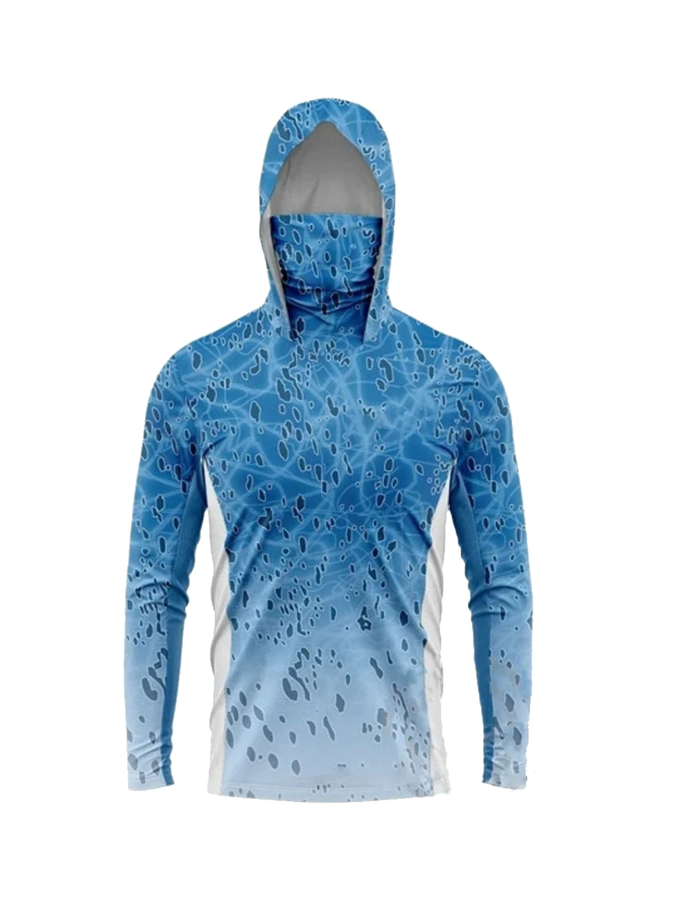 Fishing Hoodie - Camisa de Pesca Masculina de Manga