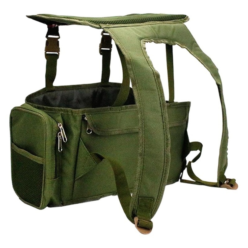 Mochila de pesca de nylon verd - Fishing Backpack avaliação e preço