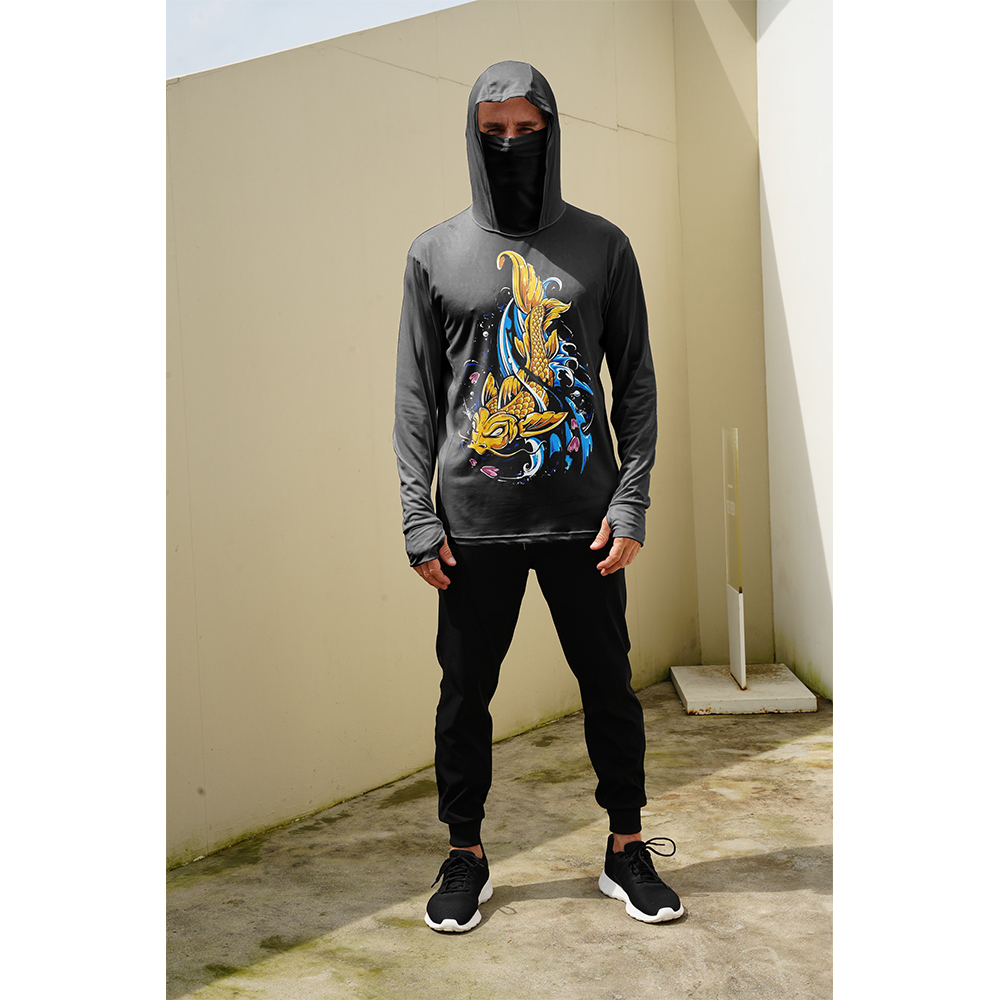 Camisas de Pesca Masculinas co - Fishing Hoodie avaliação e preço