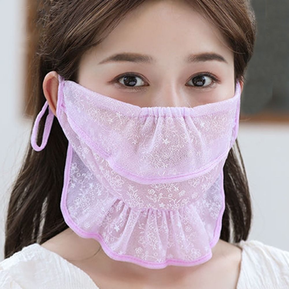 Lenço monocromático para mulhe - Fishing Mask Sun Protection avaliação e preço