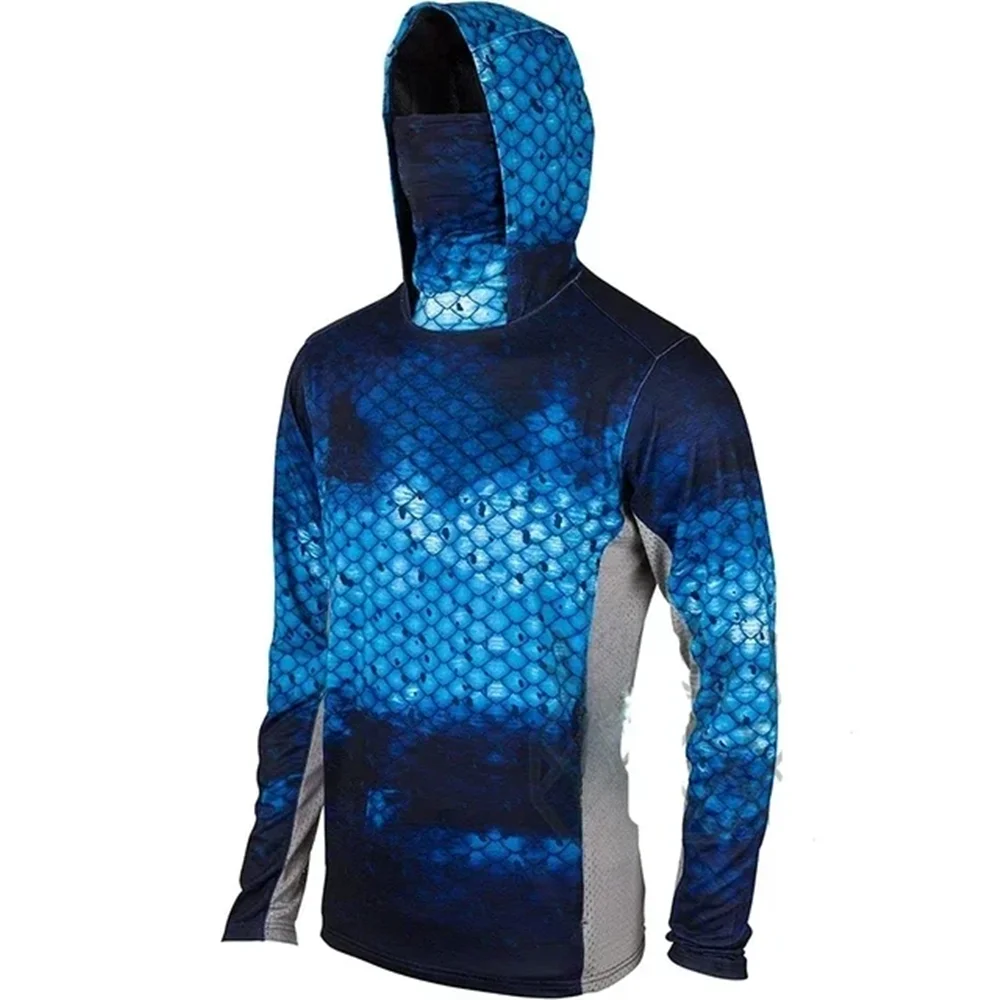 Camisa de Pesca Camuflada UPF  - Fishing Mask Sun Protection avaliação e preço