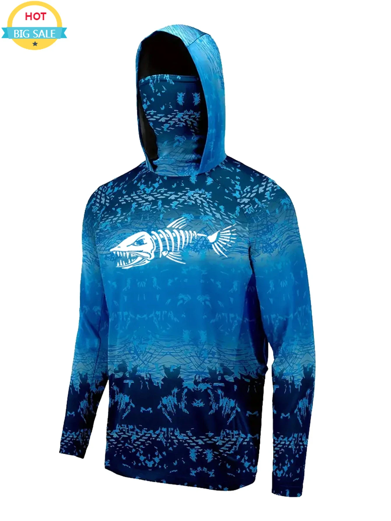 Roupas de Pesca com Capuz UPF  - Fishing Hoodie avaliação e preço